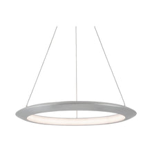 Load image into Gallery viewer, The Ring LED Pendant Light in Medium/2700K/Brushed Aluminum.
