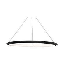 Load image into Gallery viewer, The Ring LED Pendant Light in Large/2700K/Black.
