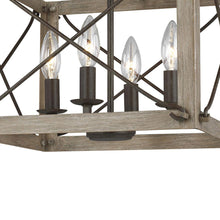 Load image into Gallery viewer, Thornwood Flush Mount Ceiling Light Detail.
