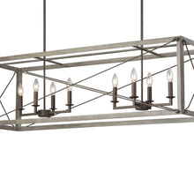 Load image into Gallery viewer, Thornwood Linear Pendant Light Detail.
