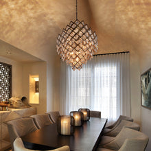 Load image into Gallery viewer, Tiara Pendant Light in living room.
