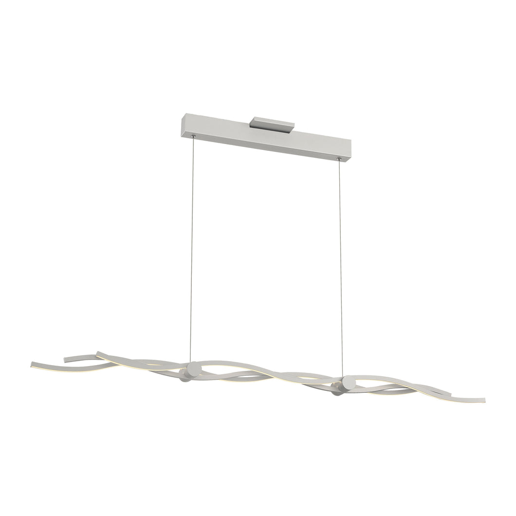 Tidalist LED Pendant Light in Silver.