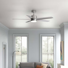 Load image into Gallery viewer, Tier LED Ceiling Fan in living room.
