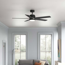 Load image into Gallery viewer, Tier LED Ceiling Fan in living room.
