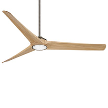 Load image into Gallery viewer, Timber LED Ceiling Fan in Heirloom Bronze / Maple/Large.
