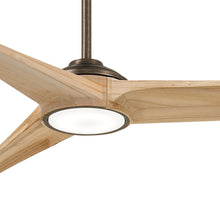 Load image into Gallery viewer, Timber LED Ceiling Fan in Detail.

