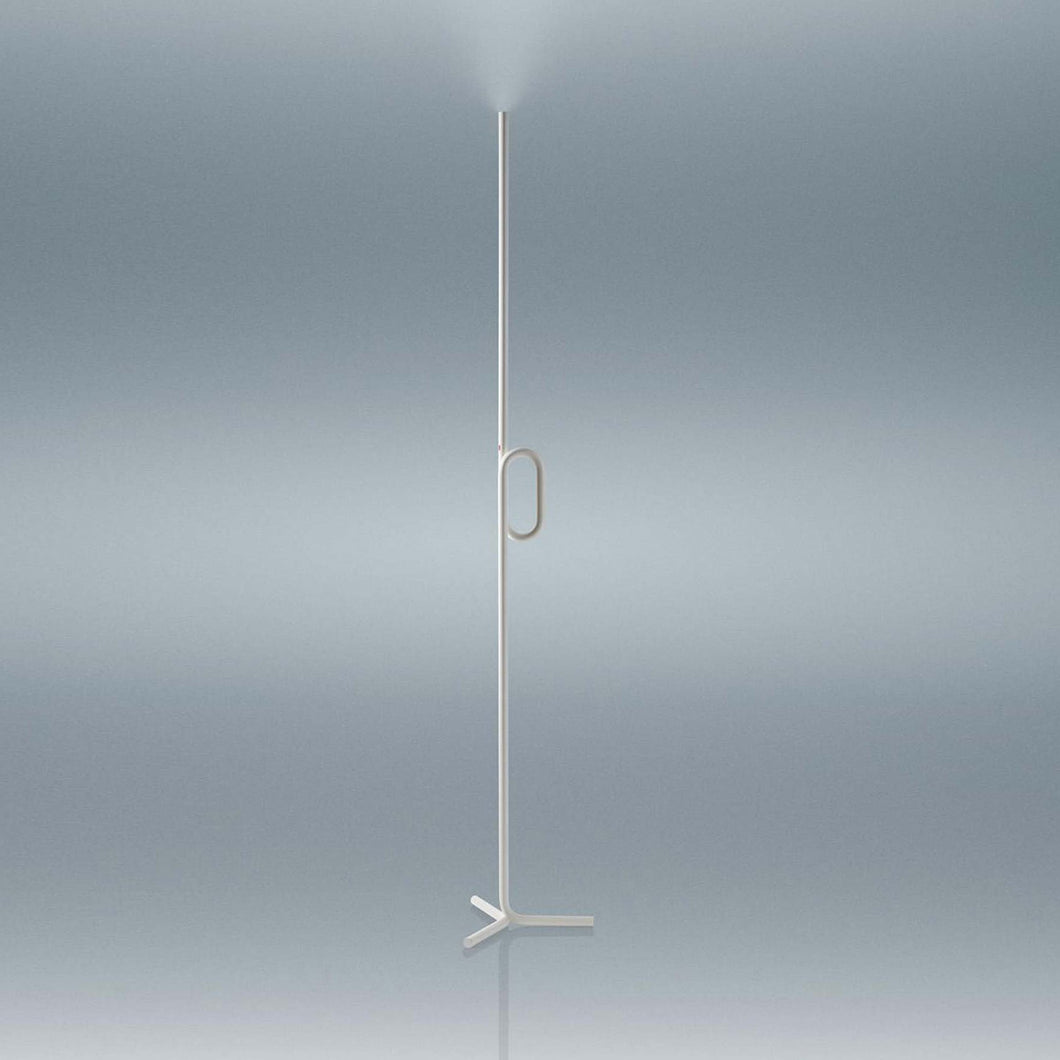 Tobia LED Floor Lamp in White.