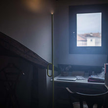 Load image into Gallery viewer, Tobia LED Floor Lamp in living room.
