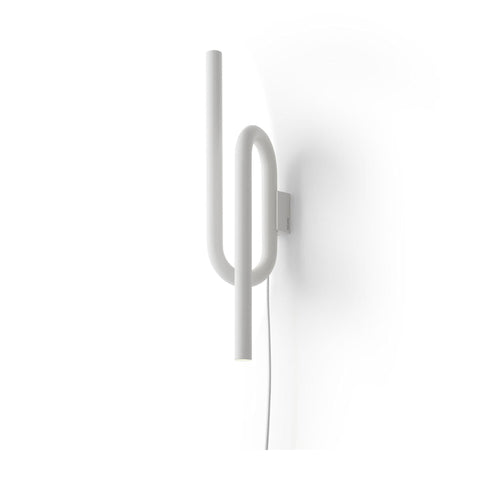 Tobia LED Wall Light in White.