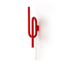 Load image into Gallery viewer, Tobia LED Wall Light in Orange/Hard-wired.
