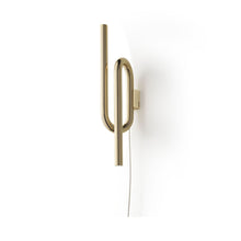 Load image into Gallery viewer, Tobia LED Wall Light in Gold/Hard-wired.
