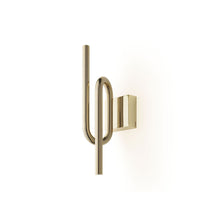 Load image into Gallery viewer, Tobia LED Wall Light in Gold/Plug In.
