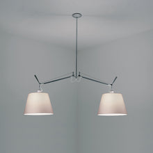Load image into Gallery viewer, Tolomeo Double Shade Suspension Light in Parchment/Small.

