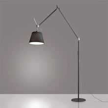 Load image into Gallery viewer, Tolomeo Mega Floor Lamp in Black/E26/A19 (12-Inch Shade).

