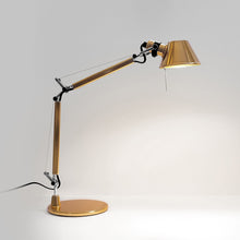 Load image into Gallery viewer, Tolomeo Micro LED Table Lamp in Gold/Table Base/60W.

