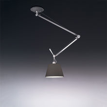 Load image into Gallery viewer, Tolomeo Off-Center Suspension Light in Black/Medium.
