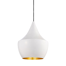 Load image into Gallery viewer, Beat Fat LED Pendant Light in White.
