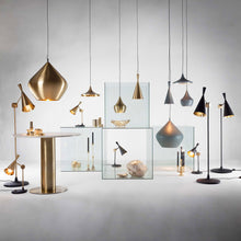 Load image into Gallery viewer, Beat Range Round LED Multi Light Pendant Light in exhibition.
