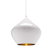 Load image into Gallery viewer, Beat Stout LED Pendant Light in White.
