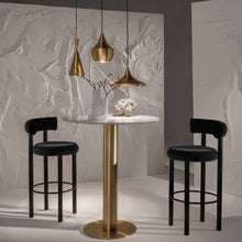 Load image into Gallery viewer, Beat Trio Round LED Multi Light Pendant Light in exhibition.
