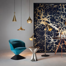 Load image into Gallery viewer, Beat Wide LED Pendant Light in exhibition.
