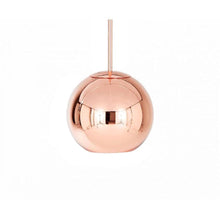 Load image into Gallery viewer, Copper Round LED Multi Light Pendant Light in Detail.
