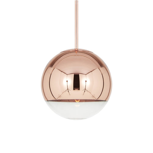 Copper Round LED Pendant Light.