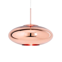 Load image into Gallery viewer, Copper Wide Pendant light.
