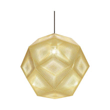 Load image into Gallery viewer, Etch Pendant Light in Brass (Large).
