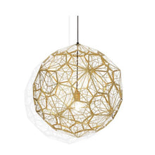Load image into Gallery viewer, Etch Web Pendant Light in Detail.
