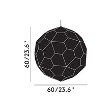 Load image into Gallery viewer, Etch Web Pendant Light - line drawing.
