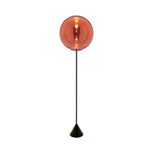 Load image into Gallery viewer, Globe LED Floor Lamp in Copper.
