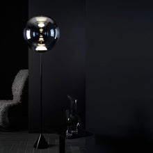 Load image into Gallery viewer, Globe LED Floor Lamp in Detail.
