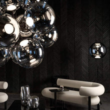 Load image into Gallery viewer, Globe LED Floor Lamp in Detail.

