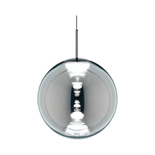 Load image into Gallery viewer, Globe LED Pendant Light in Chrome.
