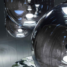 Load image into Gallery viewer, Globe LED Pendant Light in Detail.
