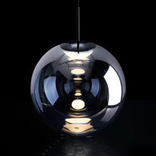 Load image into Gallery viewer, Globe LED Pendant Light in Detail.
