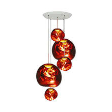 Load image into Gallery viewer, Melt Large LED Pendant Light in Copper.

