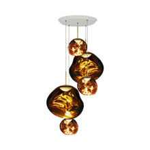 Load image into Gallery viewer, Melt Large LED Pendant Light in Gold.
