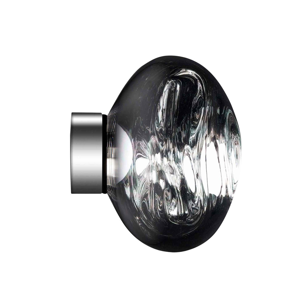 Melt LED Ceiling / Wall Light in Chrome (Small).