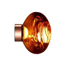 Load image into Gallery viewer, Melt LED Ceiling / Wall Light in Copper (Small).
