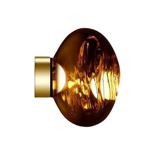 Load image into Gallery viewer, Melt LED Ceiling / Wall Light in Gold (Small).
