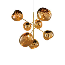 Load image into Gallery viewer, Melt LED Chandelier in Gold (Large).
