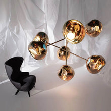Load image into Gallery viewer, Melt LED Chandelier in exhibition.
