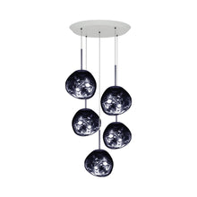 Load image into Gallery viewer, Melt Mini Round LED Pendant Light in Smoke.

