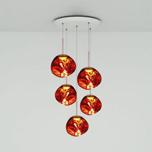 Load image into Gallery viewer, Melt Mini Round LED Pendant Light in Detail.
