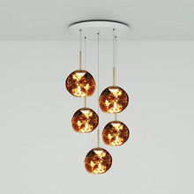 Load image into Gallery viewer, Melt Mini Round LED Pendant Light in Detail.
