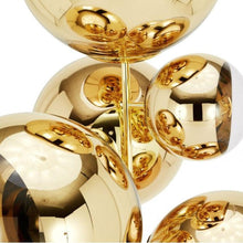 Load image into Gallery viewer, Mirror Ball Chandelier Floor Lamp in Detail.
