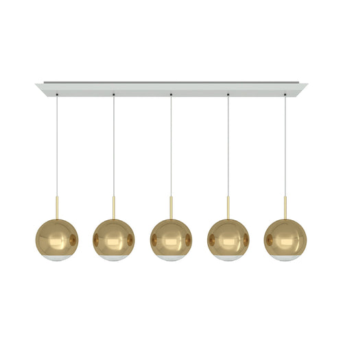 Mirror Ball LED Linear Pendant Light.