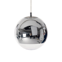 Load image into Gallery viewer, Mirror Ball LED Linear Pendant Light in Detail.
